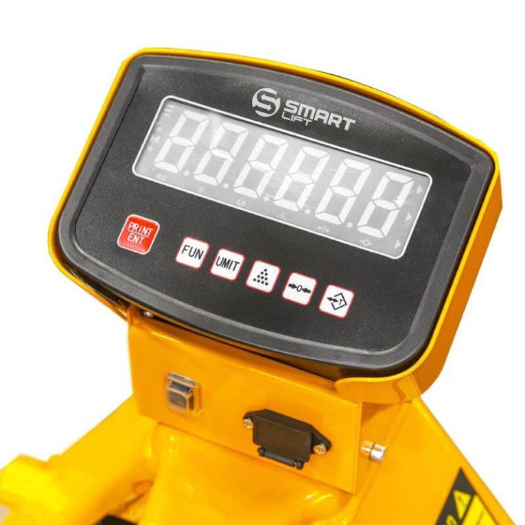 Гидравлическая тележка с весами BFC20 (г/п 2000 кг, вилы 1150x570 мм, RDP) SMARTLIFT (SMART) купить в Владимире Гидравлическая тележка с весами BFC20 (г/п 2000 кг, вилы 1150x570 мм, RDP) SMARTLIFT (SMART) купить в Владимире