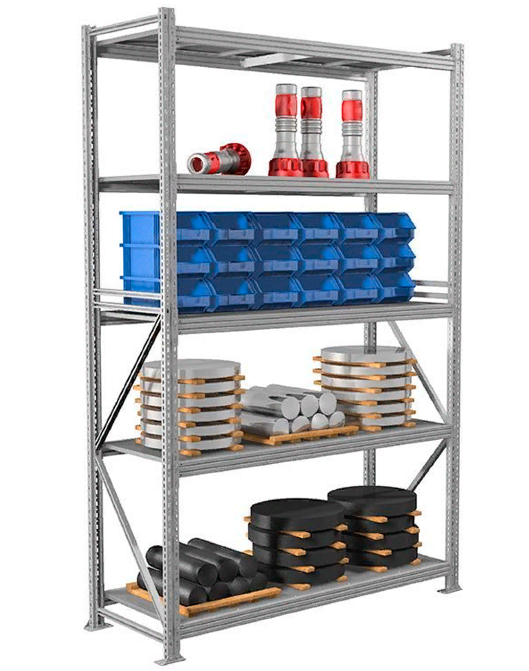 Стеллаж MS Profi 2500х1800х500 5 полок купить в Владимире