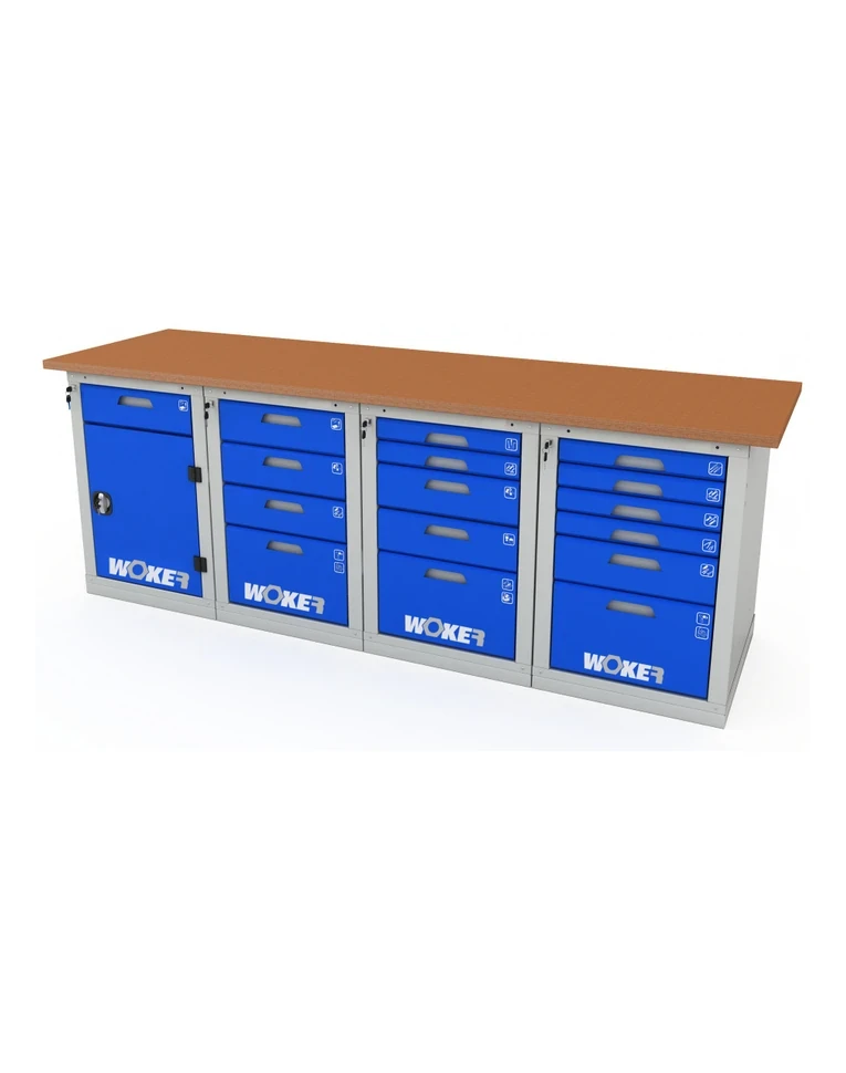 Верстак четырехтумбовый WOKER PRO 42456.2400 купить в Владимире