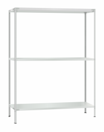 Стеллаж металлический Титан МС-500 2400х1500х600 3 полки Стеллаж металлический Титан МС-500 2400х1500х600 3 полки