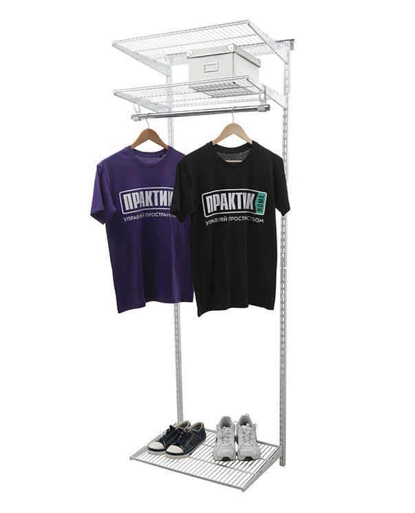 Гардеробная система Практик Home Basic G60 белая купить в Владимире