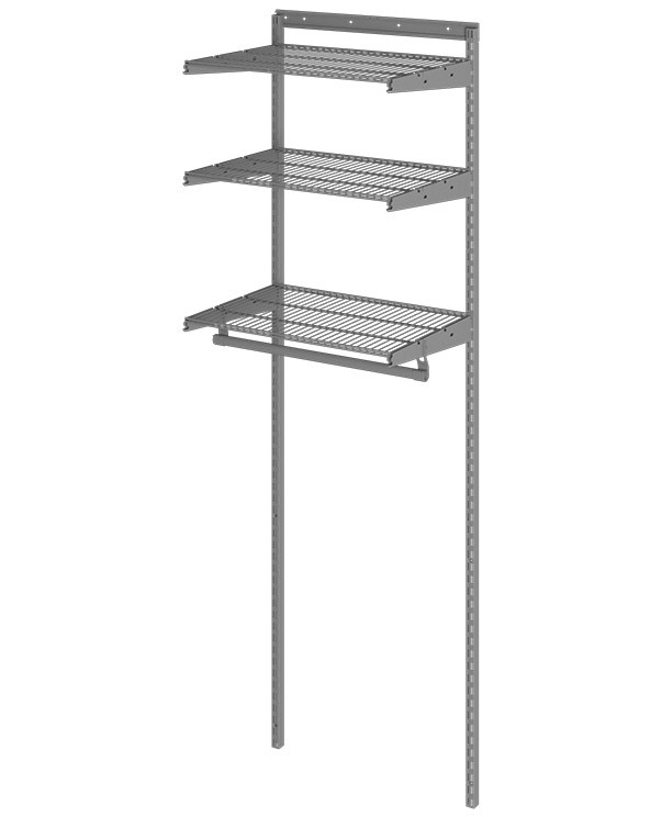 Гардеробная система Практик Home Basic G60 графит купить в Владимире