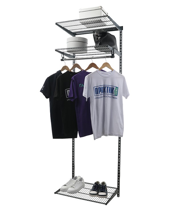 Гардеробная система Практик Home Basic G60 графит купить в Владимире