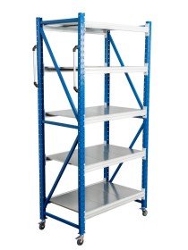 Стеллаж мобильный БиКом СТ-4 250x180x40 5 полок