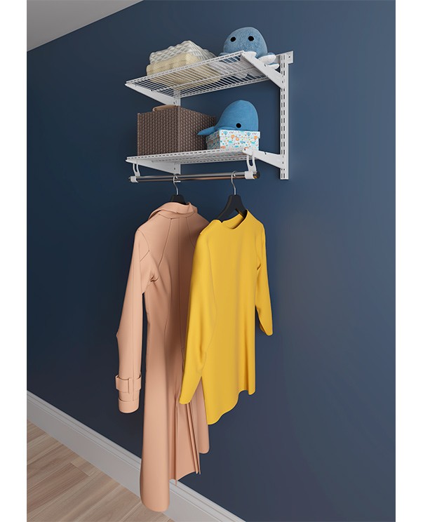 Гардеробная система Практик Home Basic G60S белая купить в Владимире Гардеробная система Практик Home Basic G60S белая купить в Владимире