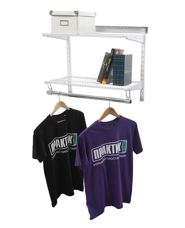 Гардеробная система Практик Home Basic G60S белая купить в Владимире Гардеробная система Практик Home Basic G60S белая купить в Владимире