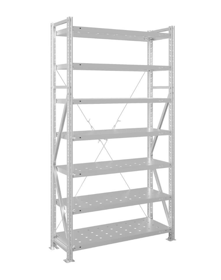 Стеллаж MS U 2000x700x500 7 полок (200 кг, перф) купить в Владимире