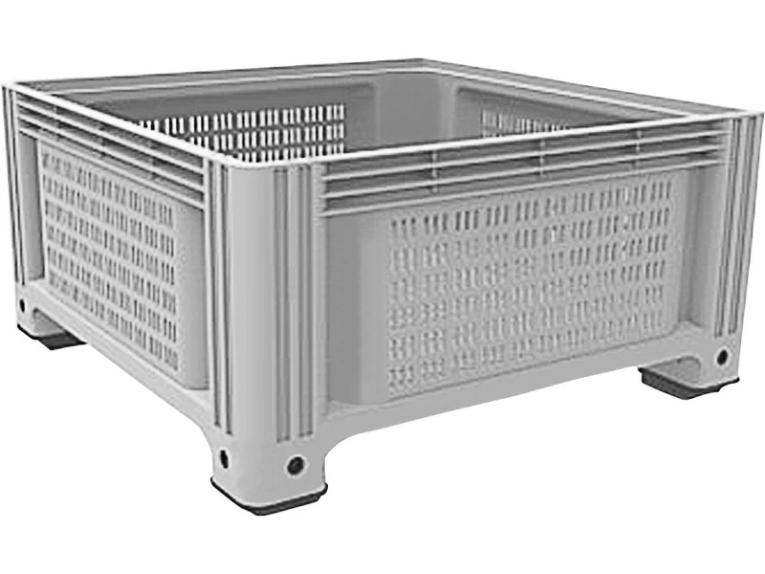 D-Box 1130 P 1130x1130x580 мм перфорированный серый на ножках купить в Владимире D-Box 1130 P 1130x1130x580 мм перфорированный серый на ножках купить в Владимире