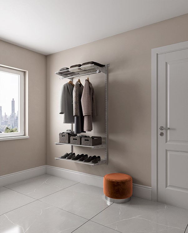 Гардеробная система Практик Home Basic G90 графит купить в Владимире