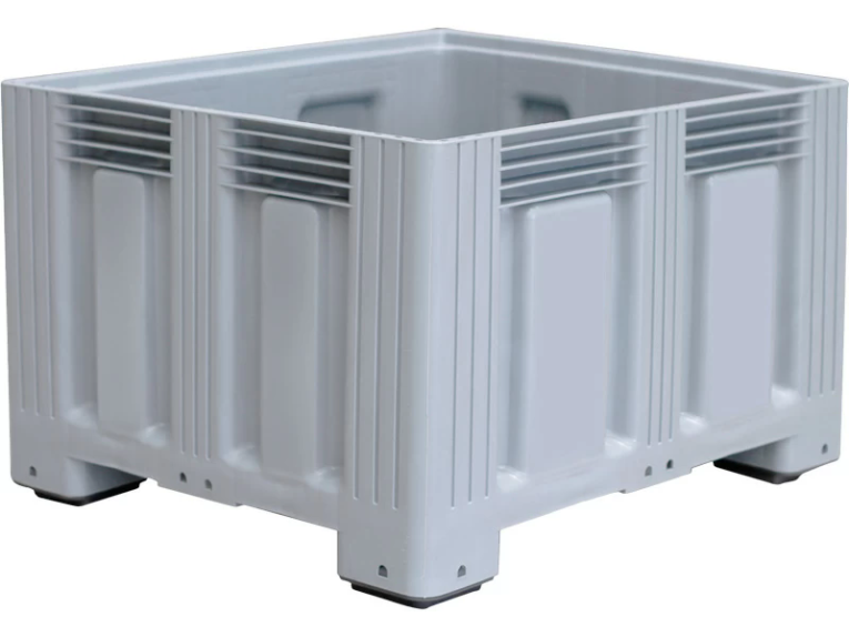 Контейнер 1200х1000х758 сплошной, на ножках серый купить в Владимире Контейнер 1200х1000х758 сплошной, на ножках серый купить в Владимире
