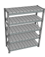 Стеллаж грузовой СГР 2500x900x1000 5 полок (металл) Стеллаж грузовой СГР 2500x900x1000 5 полок (металл)