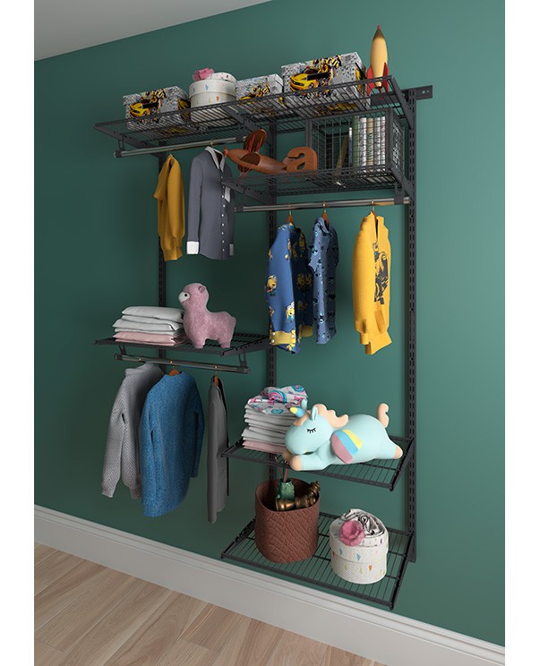 Гардеробная система Практик Home Optima G120 графит купить в Владимире Гардеробная система Практик Home Optima G120 графит купить в Владимире