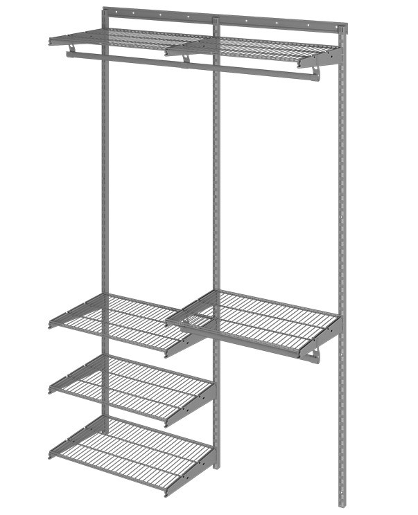 Гардеробная система Практик Home Optima G120 графит купить в Владимире Гардеробная система Практик Home Optima G120 графит купить в Владимире