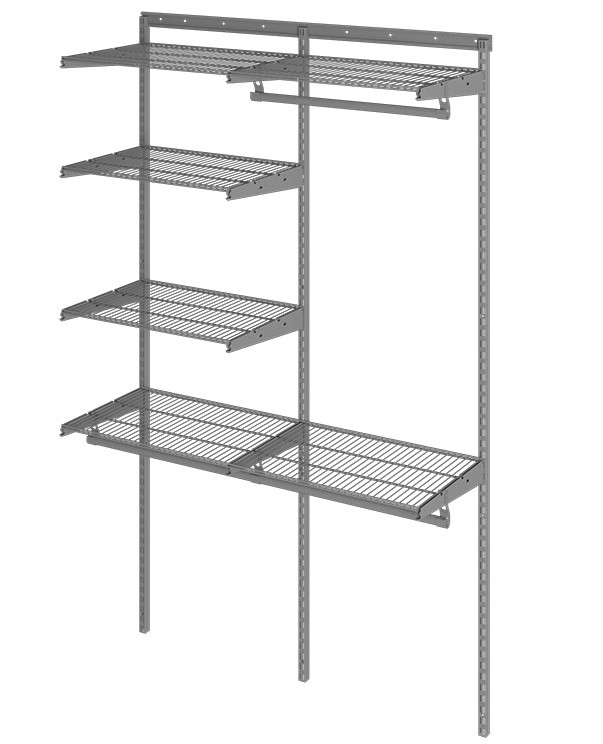 Гардеробная система Практик Home Optima G120 графит купить в Владимире Гардеробная система Практик Home Optima G120 графит купить в Владимире