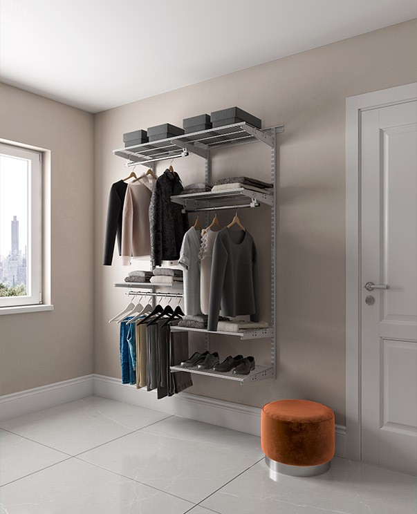 Гардеробная система Практик Home Optima G120 графит купить в Владимире Гардеробная система Практик Home Optima G120 графит купить в Владимире