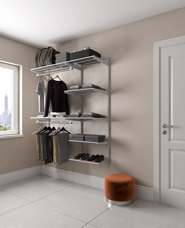 Гардеробная система Практик Home Optima G150 графит купить в Владимире Гардеробная система Практик Home Optima G150 графит купить в Владимире