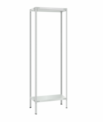 Стеллаж металлический Титан МС-500 3000х700х400 2 полки Стеллаж металлический Титан МС-500 3000х700х400 2 полки