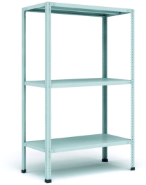 Стеллаж металлический Титан МС-750 2400x1000x400 3 полки Стеллаж металлический Титан МС-750 2400x1000x400 3 полки
