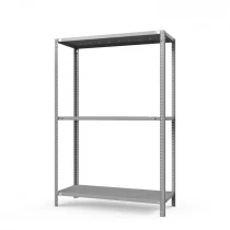 Стеллаж ТС Лайт с перф. полками 2000х1000х500 3 полки