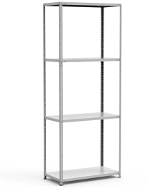 Стеллаж металлический Титан МС-750 2300x700x400 4 полки