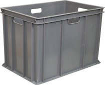 Ящик 600х400х410 сплошной серый