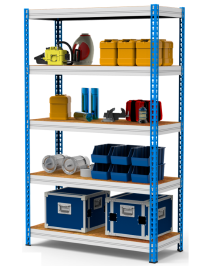 Стеллаж металлический МКФ 3000х1820х610 5 полок Стеллаж металлический МКФ 3000х1820х610 5 полок