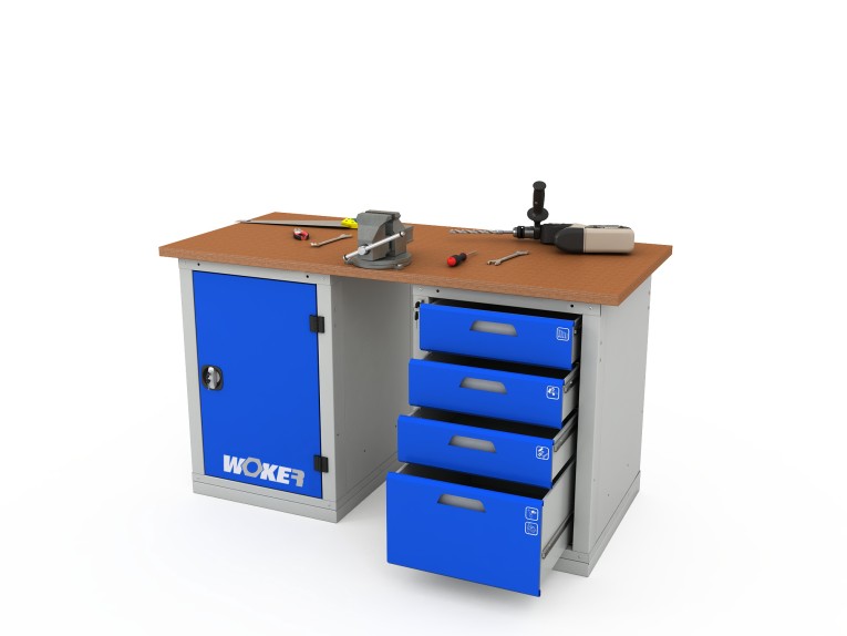 Верстак двухтумбовый WOKER PRO 2104.1200 купить в Владимире