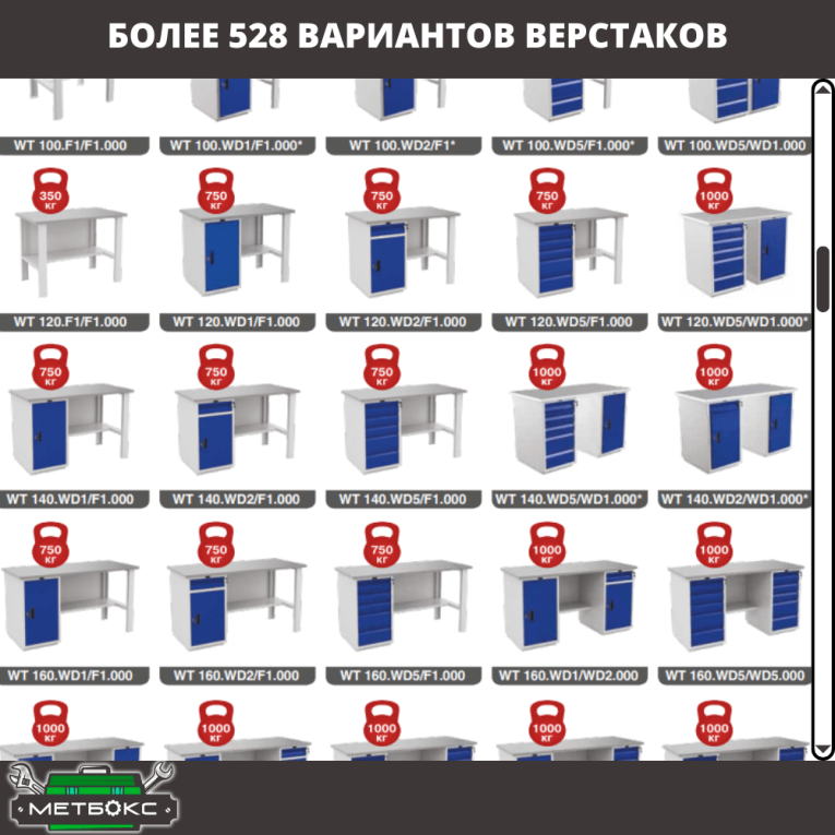 Верстак Profi WT140.WD2/WD1.021 купить в Владимире Верстак Profi WT140.WD2/WD1.021 купить в Владимире