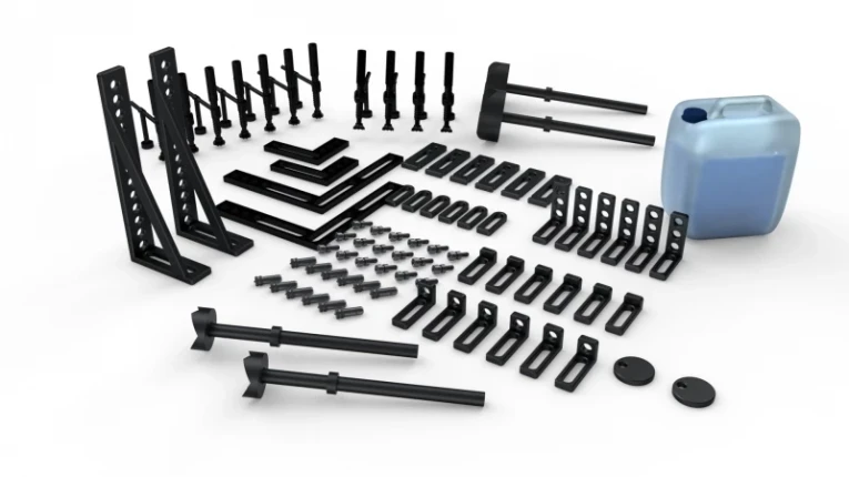 Набор оснастки для сварочного стола №3: Стандартный (84 предмета) купить в Владимире Набор оснастки для сварочного стола №3: Стандартный (84 предмета) купить в Владимире