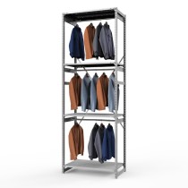 Стеллаж металлический ТСУ Универсал, 3000х1060х500 мм.Штанги: 3шт. Полки: металл усил. перф. 4 шт.