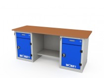 Верстак двухтумбовый WOKER PRO 2202.2000