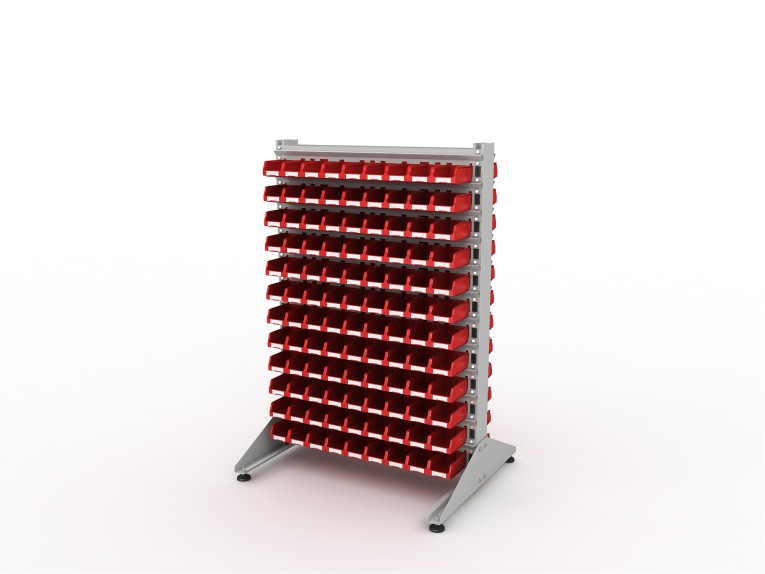 Стеллаж для пластиковых лотков SORTEX двухсторонний 1500x1000x800.01 купить в Владимире Стеллаж для пластиковых лотков SORTEX двухсторонний 1500x1000x800.01 купить в Владимире