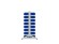 Стеллаж для пластиковых лотков SORTEX двухсторонний 1500x1000x800.02 купить в Владимире
