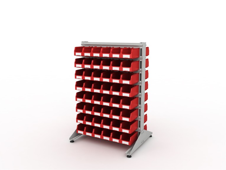 Стеллаж для пластиковых лотков SORTEX двухсторонний 1500x1000x800.02 купить в Владимире Стеллаж для пластиковых лотков SORTEX двухсторонний 1500x1000x800.02 купить в Владимире