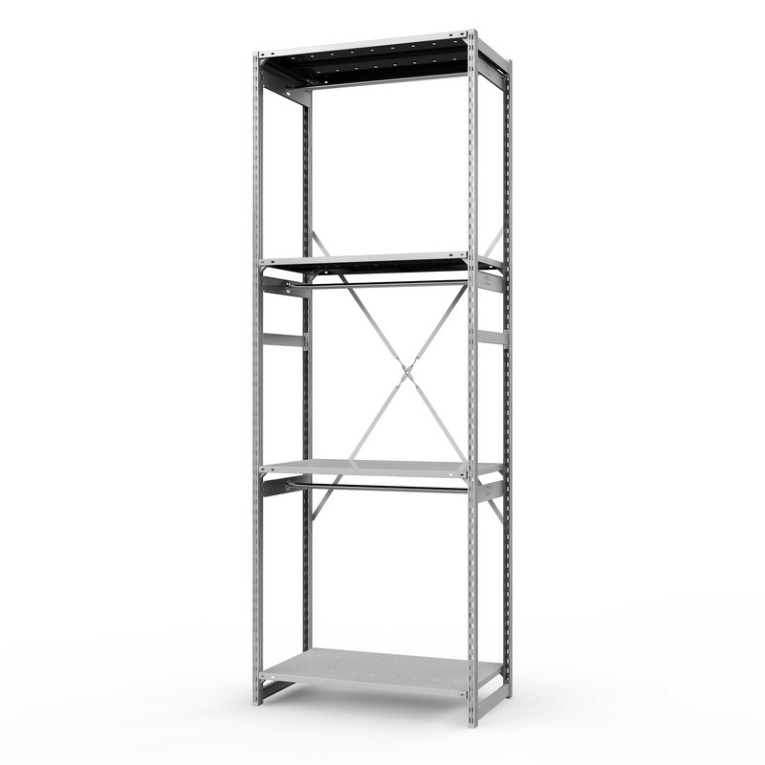 Стеллаж металлический ТСУ Универсал, 3000х1060х600 мм.Штанги: 3шт. Полки: металл перф. 4 шт. купить в Владимире