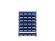 Стеллаж для пластиковых лотков SORTEX двухсторонний 1500x1000x800.03 купить в Владимире