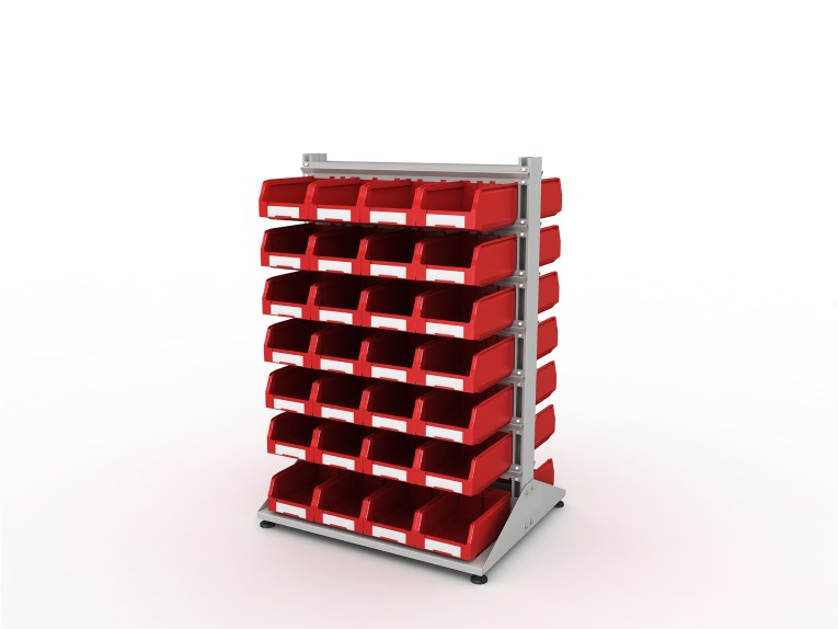 Стеллаж для пластиковых лотков SORTEX двухсторонний 1500x1000x800.03 купить в Владимире Стеллаж для пластиковых лотков SORTEX двухсторонний 1500x1000x800.03 купить в Владимире