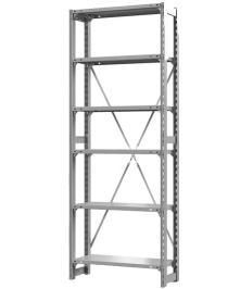 Стеллаж ТСУ 3000x700x800 6 полок (150 кг, металл) Стеллаж ТСУ 3000x700x800 6 полок (150 кг, металл)