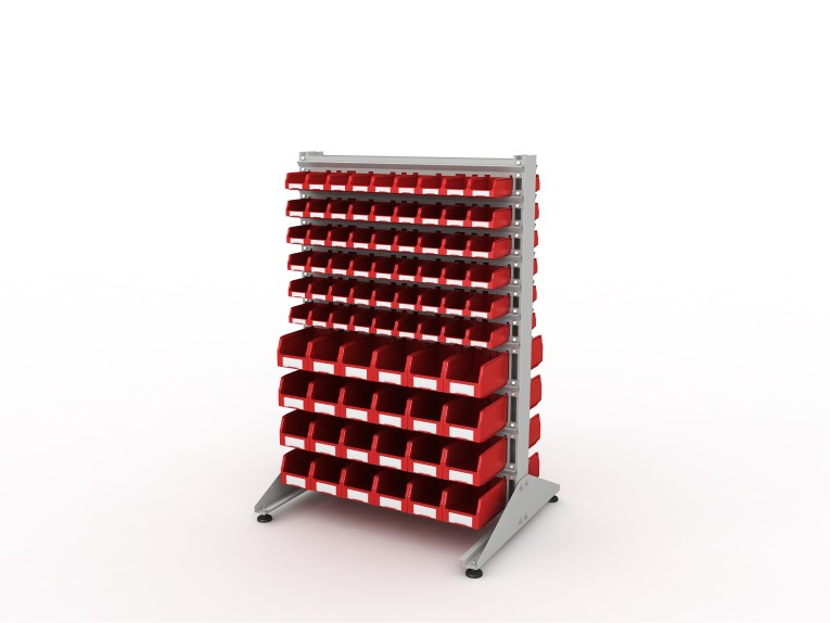 Стеллаж для пластиковых лотков SORTEX двухсторонний 1500x1000x800.04 купить в Владимире Стеллаж для пластиковых лотков SORTEX двухсторонний 1500x1000x800.04 купить в Владимире