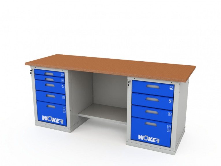 Верстак двухтумбовый WOKER PRO 2504.2000 купить в Владимире