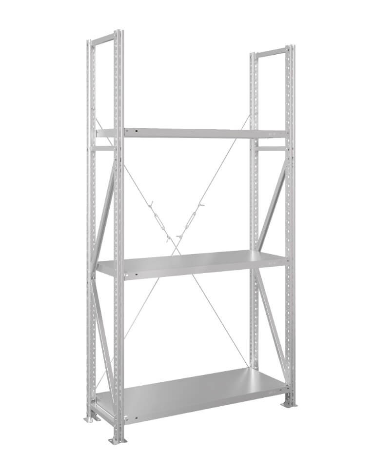 Стеллаж MS U 2000x1000x1000 3 полки (400 кг, металл) купить в Владимире