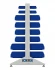 Стеллаж для пластиковых лотков SORTEX двухсторонний 1500x1000x800.06 купить в Владимире