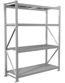 Стеллаж MS Profi 2500х1500х400 4 полки Стеллаж MS Profi 2500х1500х400 4 полки