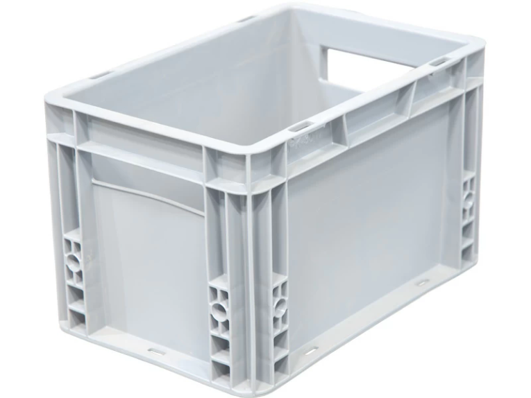 Ящик 300х200х170 сплошной, гладкое дно, цв. серый купить в Владимире Ящик 300х200х170 сплошной, гладкое дно, цв. серый купить в Владимире