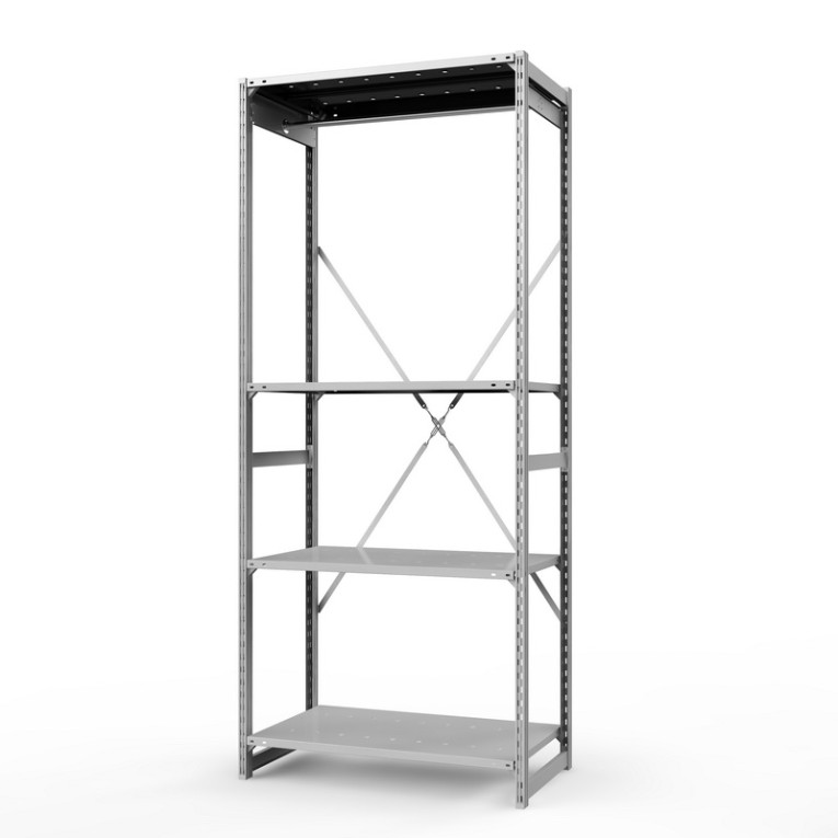 Стеллаж металлический ТСУ Универсал, 2500х1060х500 мм.Штанги: 1шт. Полки: металл перф. 4 шт. купить в Владимире Стеллаж металлический ТСУ Универсал, 2500х1060х500 мм.Штанги: 1шт. Полки: металл перф. 4 шт. купить в Владимире