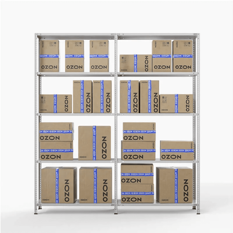 Стеллаж ПВЗ Озон 2000х2000х400 5 полок купить в Владимире