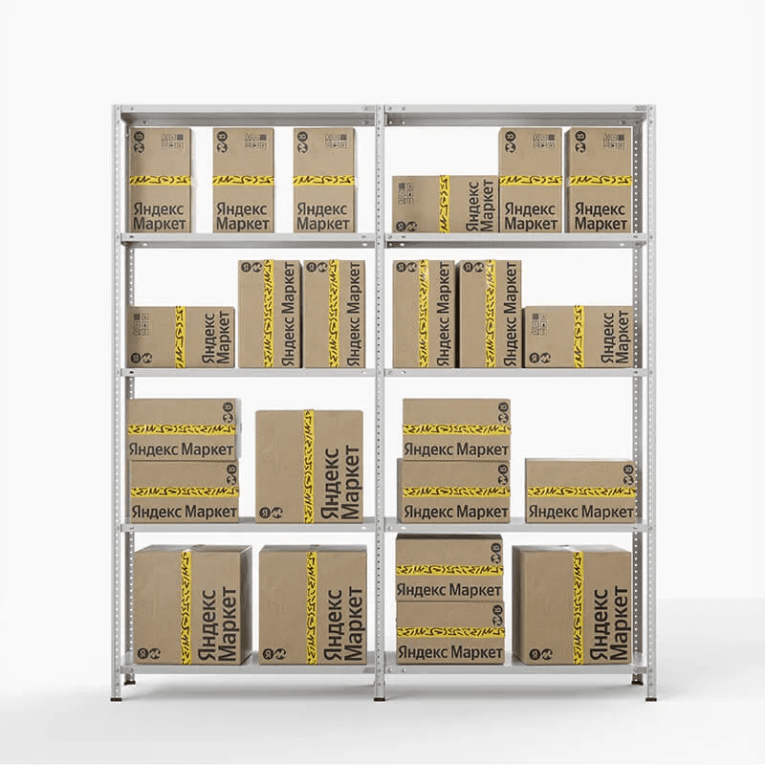 Стеллаж ПВЗ Яндекс Маркет 2000х2000х400 5 полок купить в Владимире Стеллаж ПВЗ Яндекс Маркет 2000х2000х400 5 полок купить в Владимире
