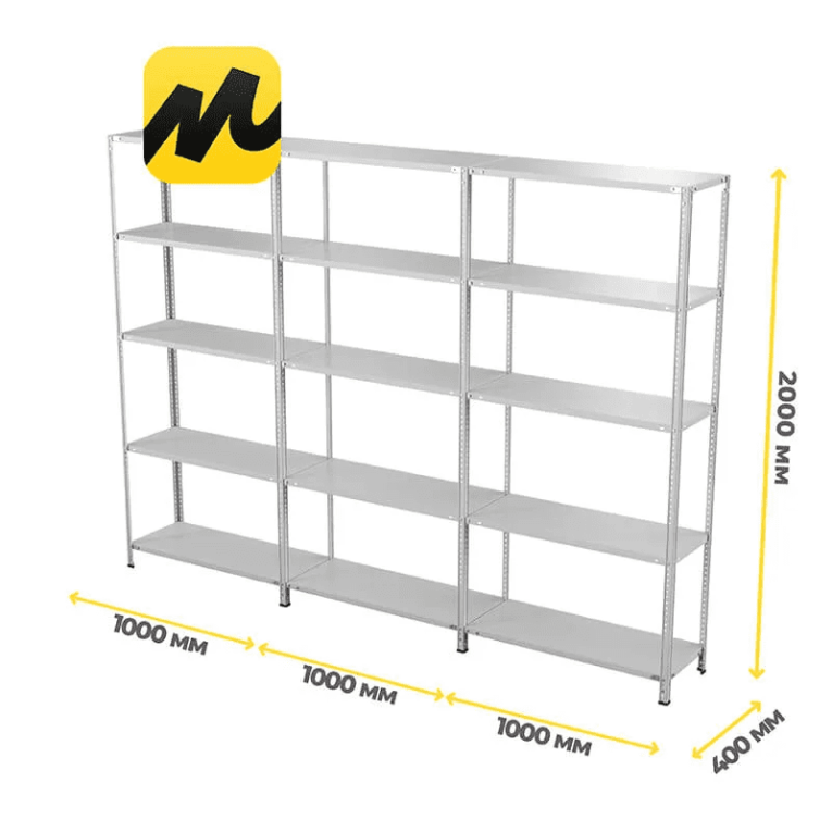 Стеллаж ПВЗ Яндекс Маркет 2000х3000х400 5 полок купить в Владимире