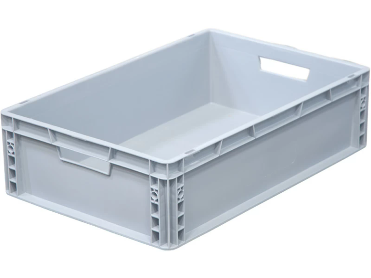 Ящик 600х400х170 сплошной, усиленное дно, цв. серый купить в Владимире Ящик 600х400х170 сплошной, усиленное дно, цв. серый купить в Владимире