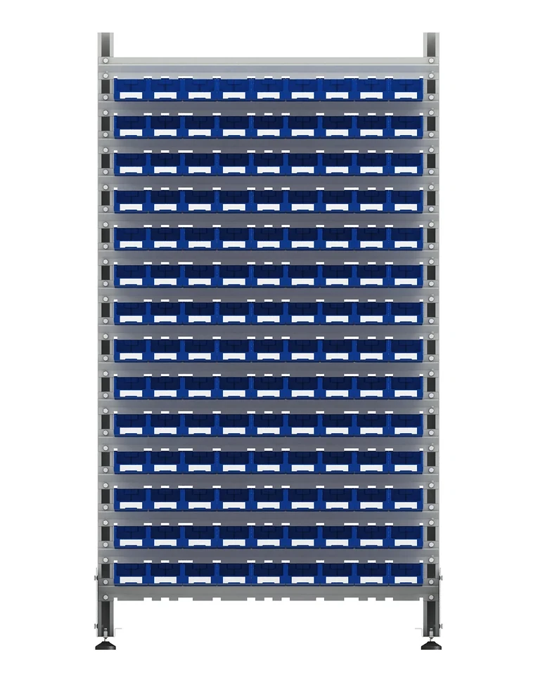 Стеллаж для пластиковых лотков SORTEX односторонний 1800x1000x450.01 купить в Владимире Стеллаж для пластиковых лотков SORTEX односторонний 1800x1000x450.01 купить в Владимире